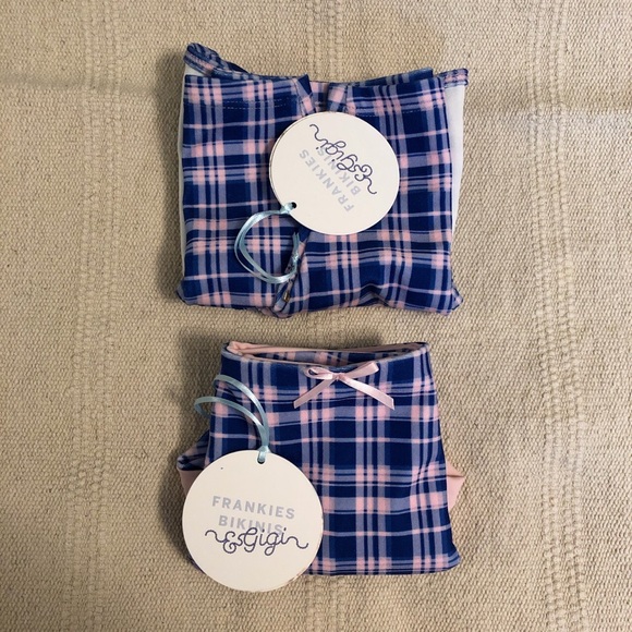 BNWT Frankie’s bikini X gigi HADID lucky Terry crop top size medium - Picture 4 of 4